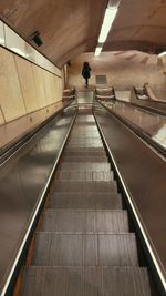 Illuminated underground walkway