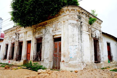 Exterior of old building