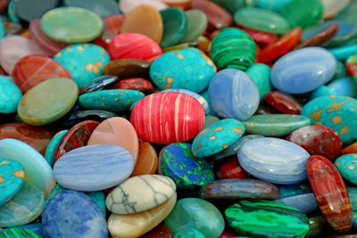 Full frame shot of multi colored candies