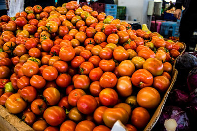 Full frame shot of fruits for sale at market stall