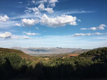 Scenic view of landscape against sky