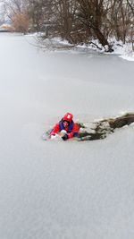 Snow covered landscape