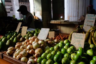 Variety of fruits for sale