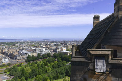 View from edinburgh castle.
