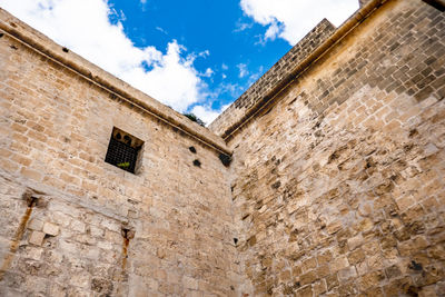 Low angle view of building against sky