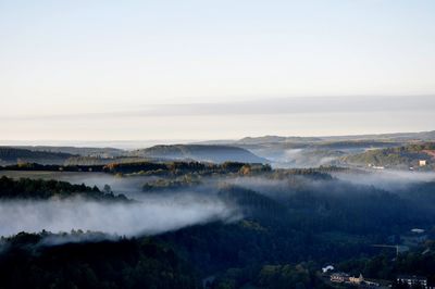 Scenic view of landscape against sky