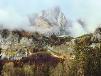 Scenic view of land against sky