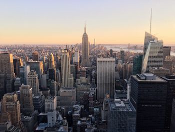 High angle view of cityscape