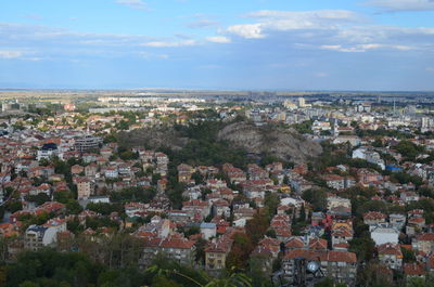 Aerial view of cityscape