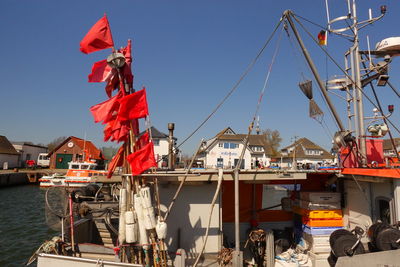 Boats in sea