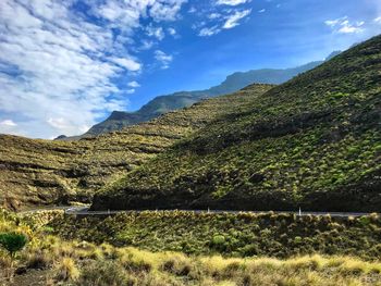 Scenic view of landscape against sky