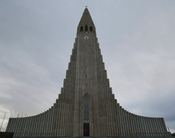 Low angle view of building against sky