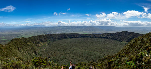 Panoramic view of landscape against sky