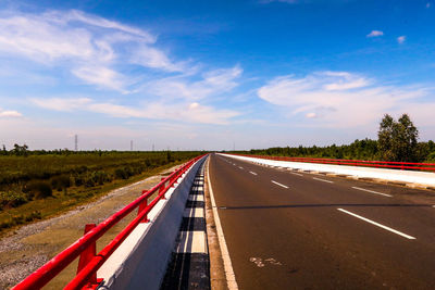 View of highway against sky