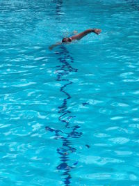 People swimming in pool