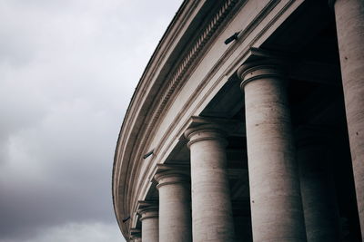 Low angle view of historical building against sky