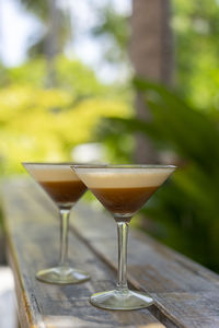 Close-up of drink on table