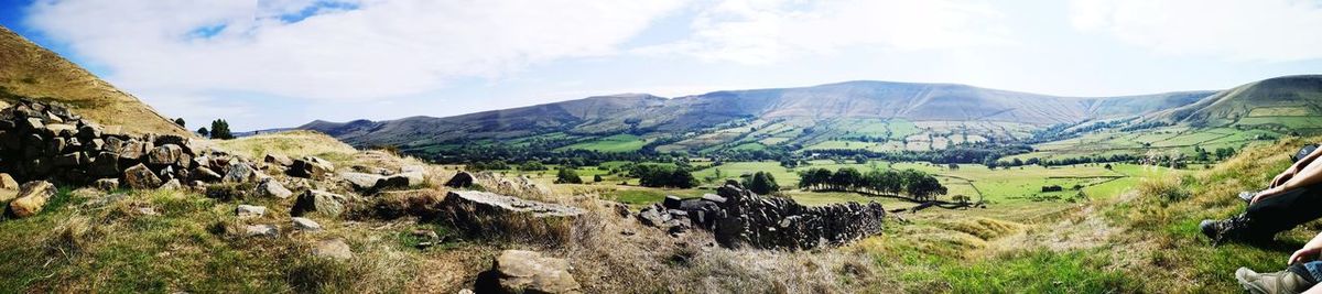 Panoramic view of landscape against sky