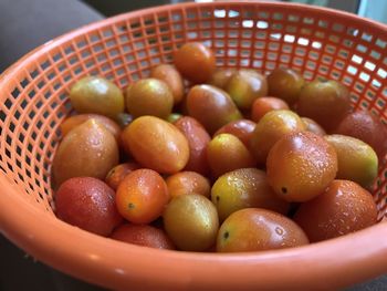 Close-up of fruits in bowl