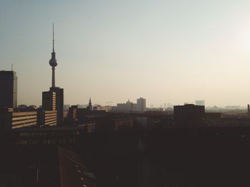 City skyline against sky