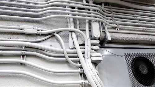 Close-up of pipes