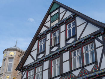 Low angle view of building against sky