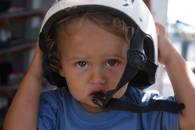 Portrait of cute boy