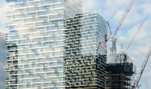 Low angle view of building against sky