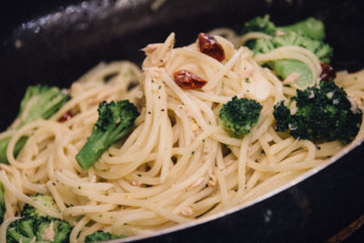 Close-up of served food