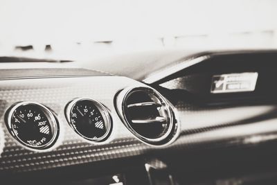 Close-up of vintage car