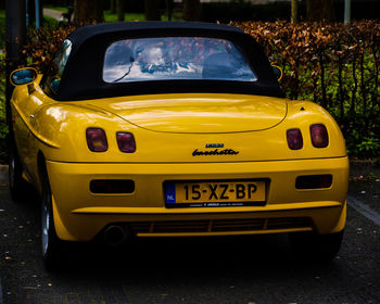 Car on road