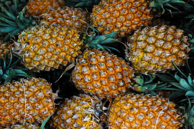 Close-up of fruits for sale at market stall