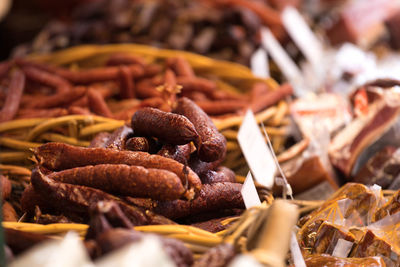 Close-up of chocolate for sale