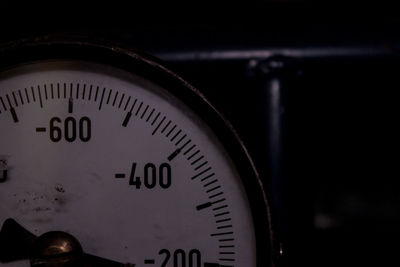Close-up of clock