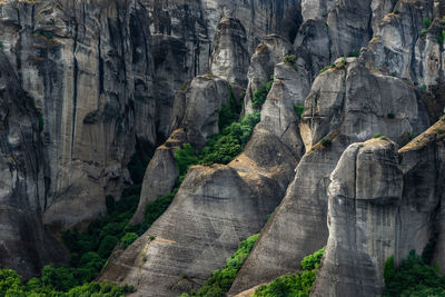 View of rock formations