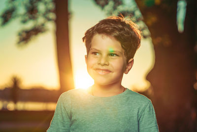 Portrait of boy