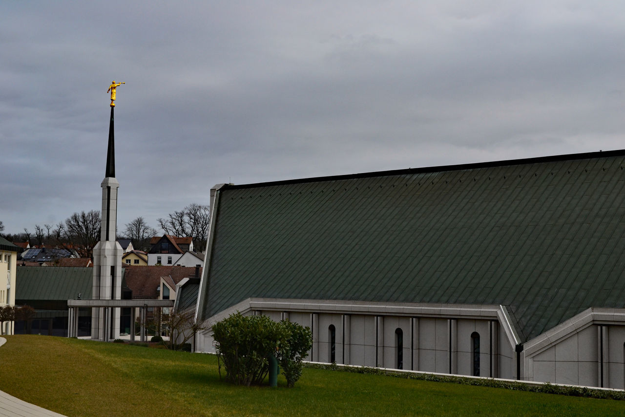 BUILDINGS AGAINST SKY