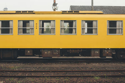 Train at railroad station