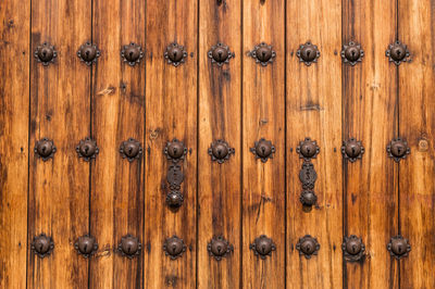 Full frame shot of wooden wall