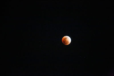 Moon against sky at night