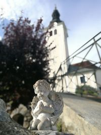 Close-up of object against blurred background