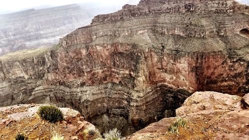 View of rock formations