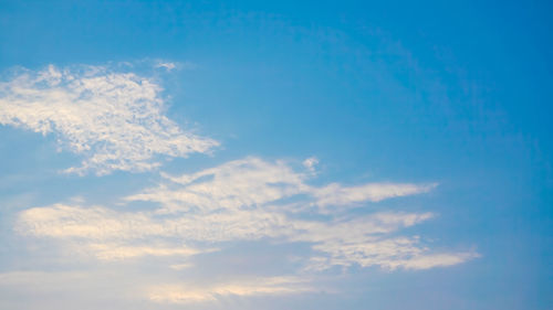 Low angle view of clouds in sky