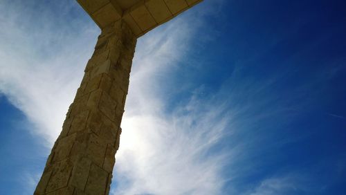 Low angle view of cloudy sky