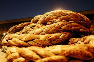 Close up of rope