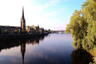 River with buildings in background