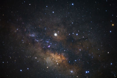 Low angle view of star field at night