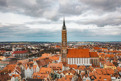 Cityscape against sky