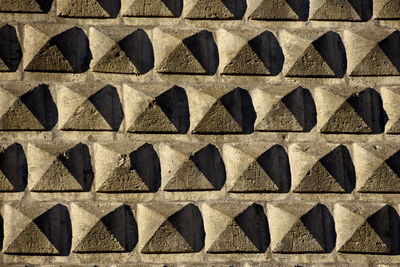 Full frame shot of patterned wall