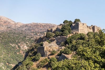 View of fort against sky